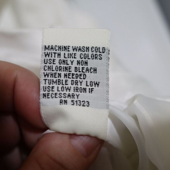 Kenneth Cole NY White Cap Sleeve Peplum Blouse 6 - Picture 13 of 13